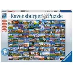 RAVENSBURGER 17080 Puzzle 99 Beautiful Places in Europe
