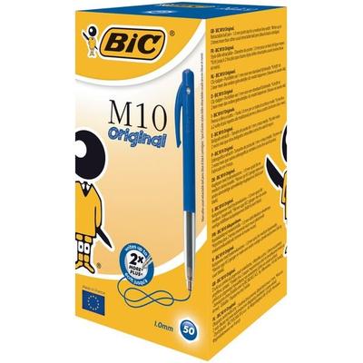 BIC Kugelschreiber M10 0.4mm blau, 50er Set