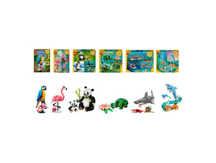 LEGO® Spielwerkzeug Creator Wilde Tiere-Bundle, Konstruktionsspielzeug