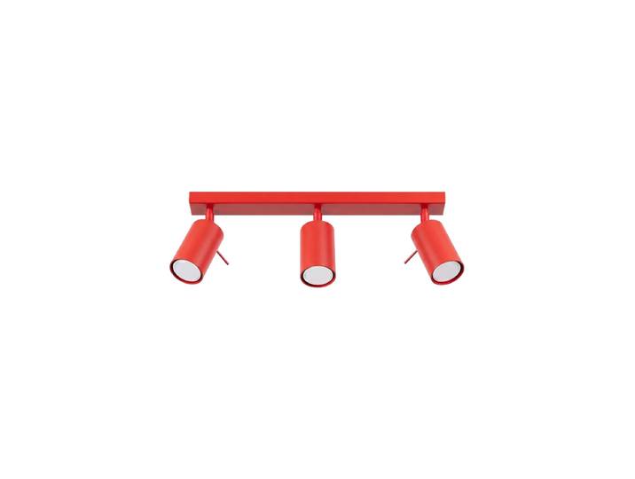Design Deckenlampe „Ring“ 3-flammig Rot Sollux Lighting