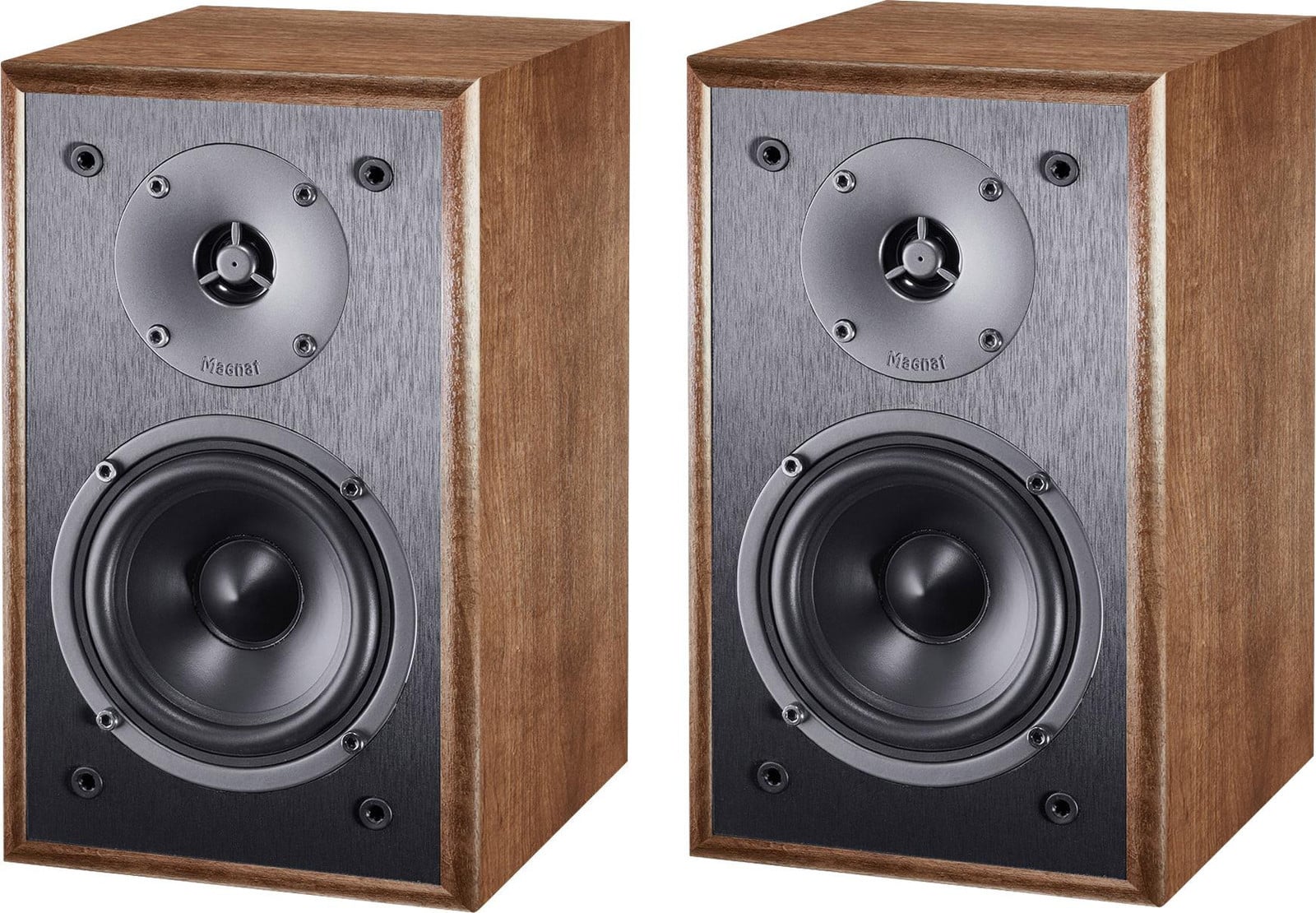 Magnat Monitor S10 B 2-weg luidspreker, bekabeld, 60 Watt, zwart en bruin