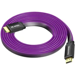 Oniverse Hdmi Led Cable 8K - Purple (2 m), Videokabel, Violett