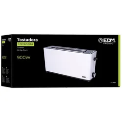 EDM Toaster 900 W, weißes Design