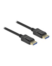 Delock DisplayPort Kabel 10K 60 Hz 54 Gbps 1 m Digital/Display/Video 1 m (80261)