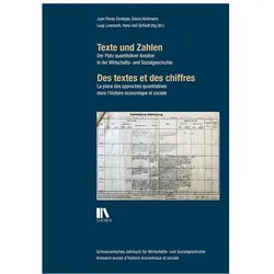 Texte und Zahlen / Des textes et des chiffres, Fachbücher von Luigi Lorenzetti, Hans-Ulrich Schiedt, Gisela Hürlimann, Juan Flores