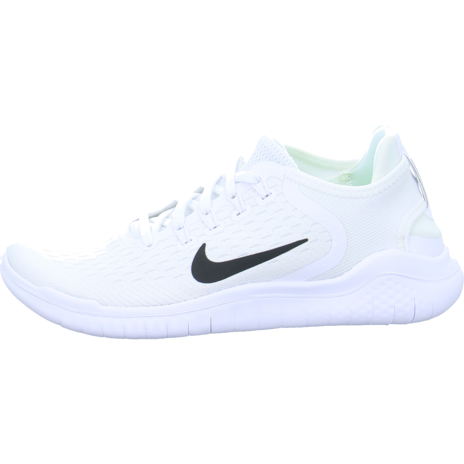 Nike Free Run 2018 Damen Laufschuhe weiß/schwarz EUR 40.5 US 9