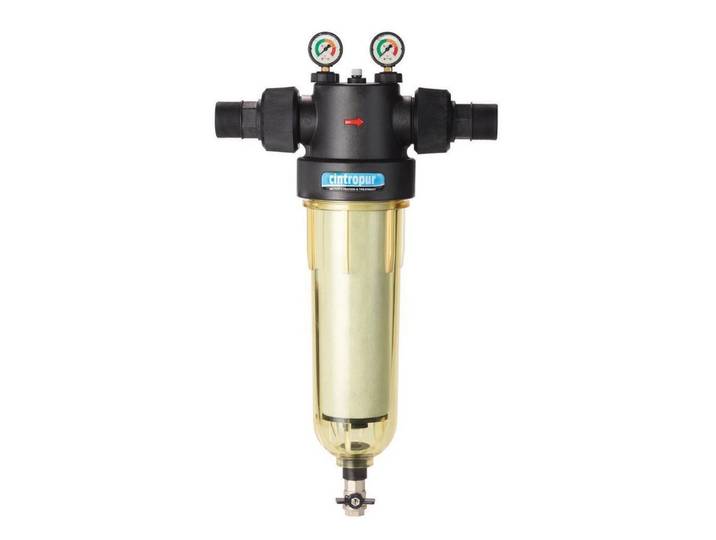 Aquintos Wasseraufbereitung Kalk- und Wasserfilter Cintropur Filtergehäuse NW400, Zubehör für Wasseranschluss 1 1/2 AG, 10 bar druckbeständig