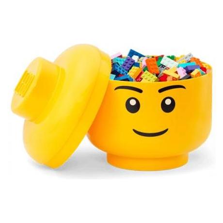 LEGO Felt Storage Head Large: Bright Blue 023 (67383)