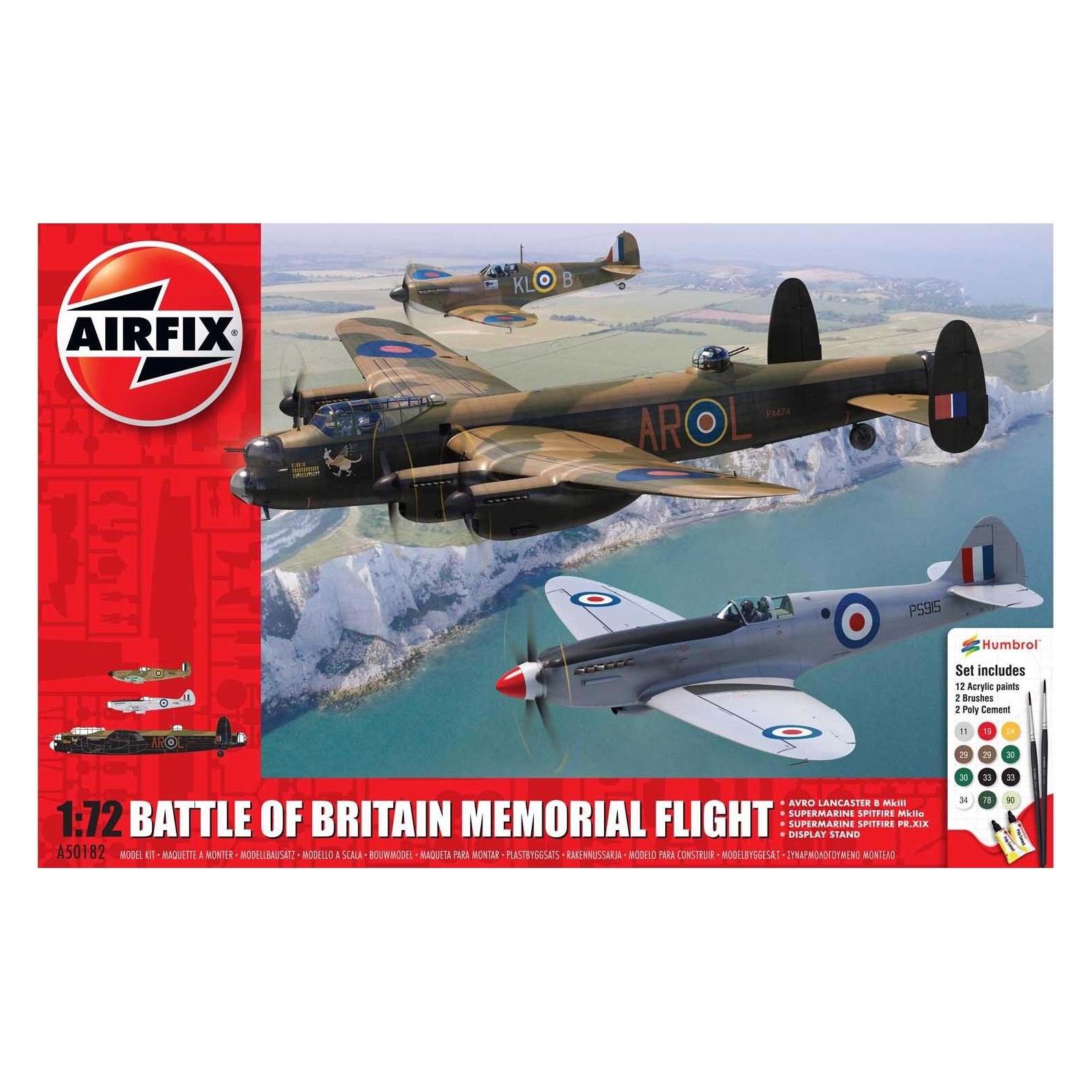Airfix Bausatz Set Avro Lancaster B & 2 Spitfire 1:72 (21.A50182)