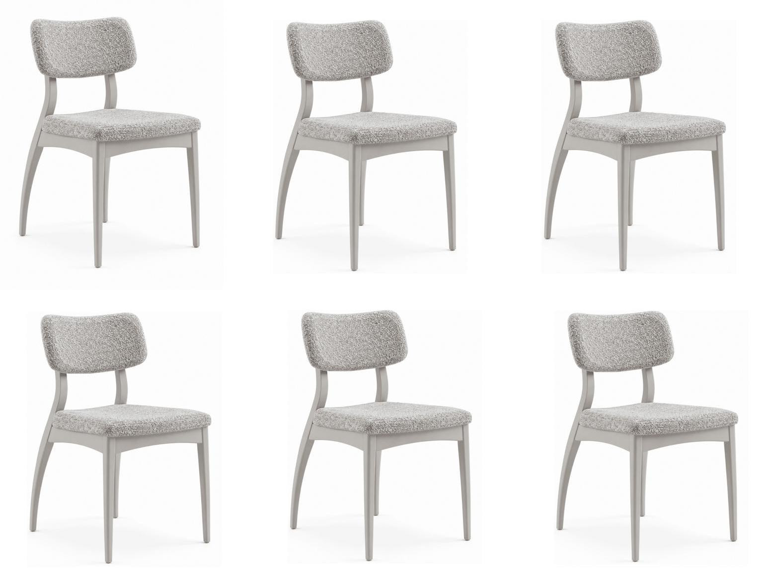 JVmoebel Moderne Gestoffeerde Eetkamerstoelen