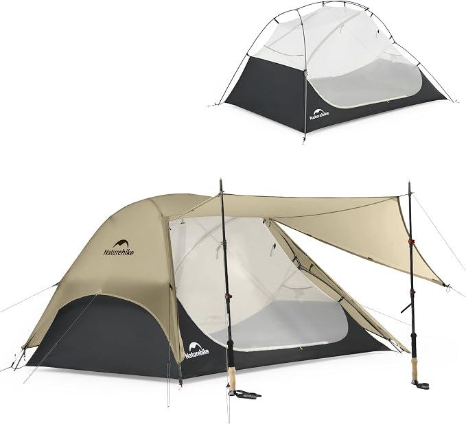 Star River 2-Personen-Trekkingzelt, Doppellagiges wasserdichtes Zwei-Personen-Zelt, leichtes 2-Personen-Trekking-Radfahren-Zelt