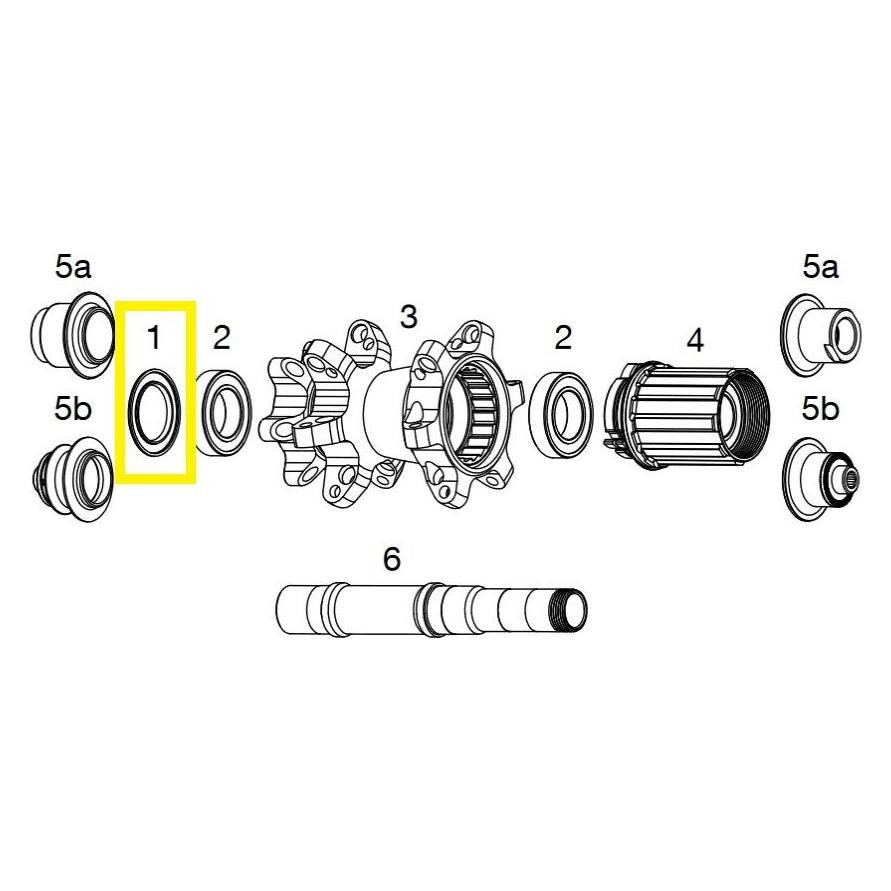 Crankbrothers part Wheel, Seal, Hub, Rear, Non Drive Side, Level 2, 3, 11, 142mm SALE (40102465)