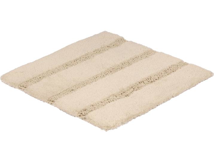 Kleine Wolke Badteppich Beige 60 × 60 cm