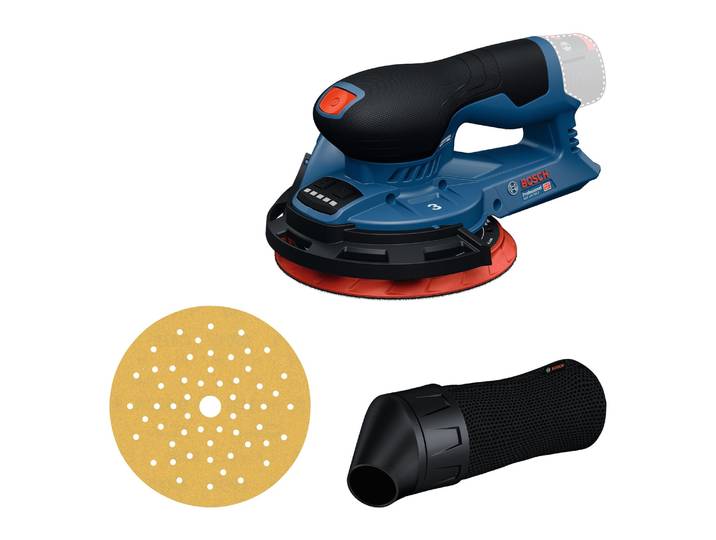 Akku-Exzenterschleifer BOSCH PROFESSIONAL GEX 12V-150-3 Professional solo , blau, B:18,2cm H:11,7cm L:22,9cm, Schleifmaschinen, Akku-Exzenterschleifer, ohne Akku und Ladegerät