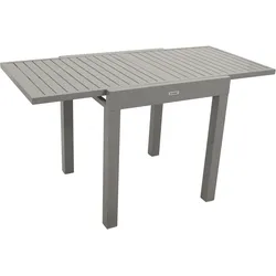 Balkon-Ausziehtisch TIRANA 70/140x70cm, Aluminium silbergrau