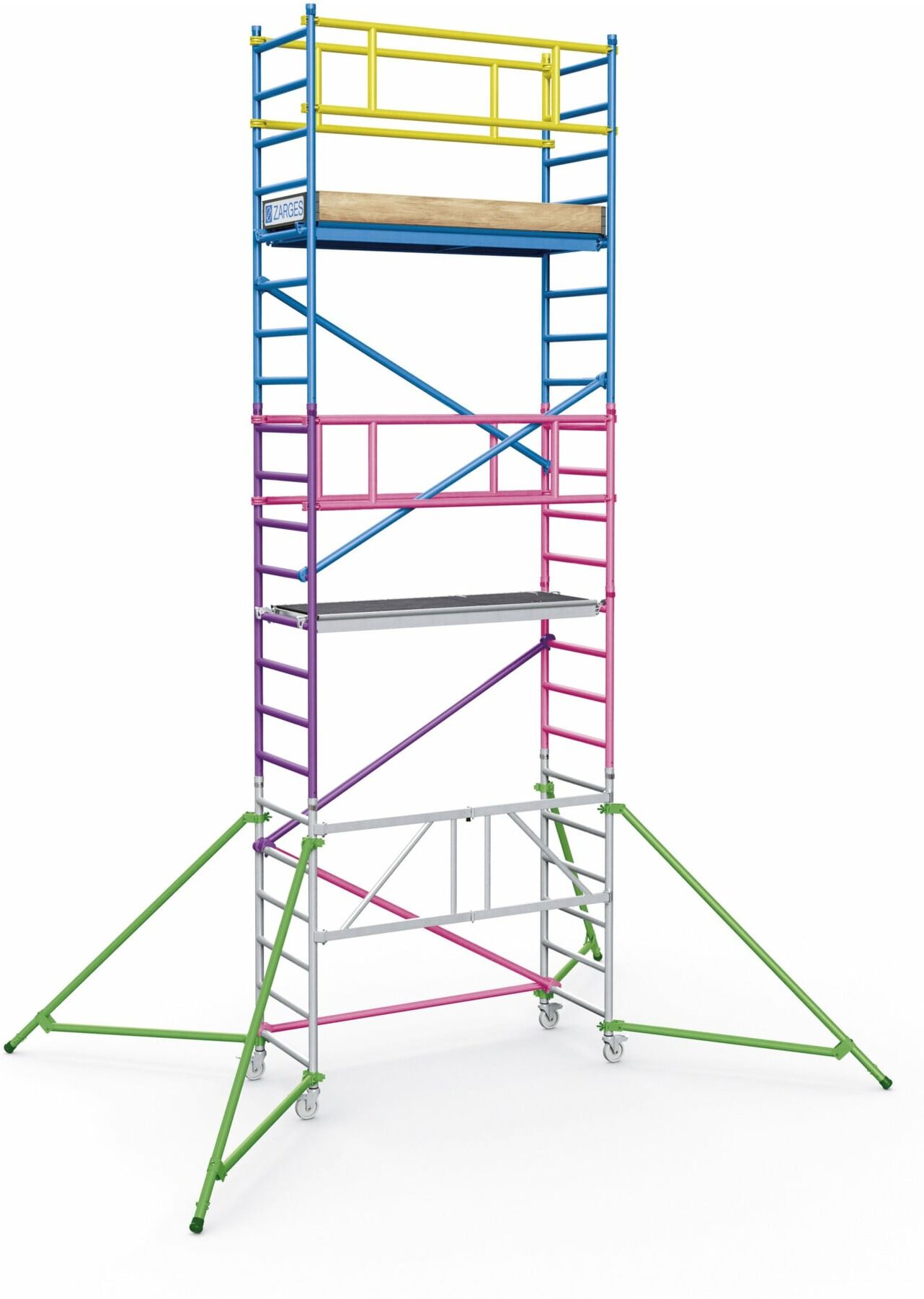 Zarges 1m Aufstockpaket 1T (rosa Paket) (53553)