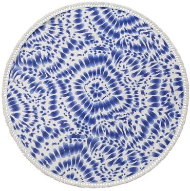 Enchante Home Indigo Round Beach Towel - 60 Inches