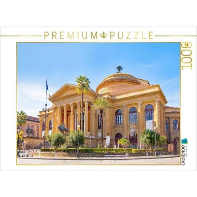CALVENDO Puzzle Teatro Massimo | 1000 Teile Lege-Größe 64x48cm Foto-Puzzle für glückliche Stunden