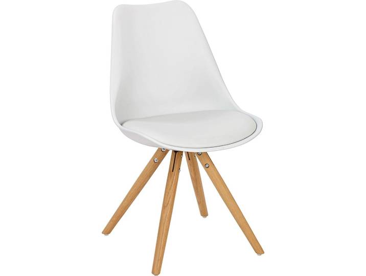 Kindersessel aus Textil/Holz in Weiß