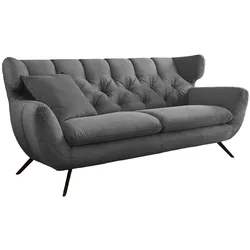 SOFA CHARME Grau Cord
