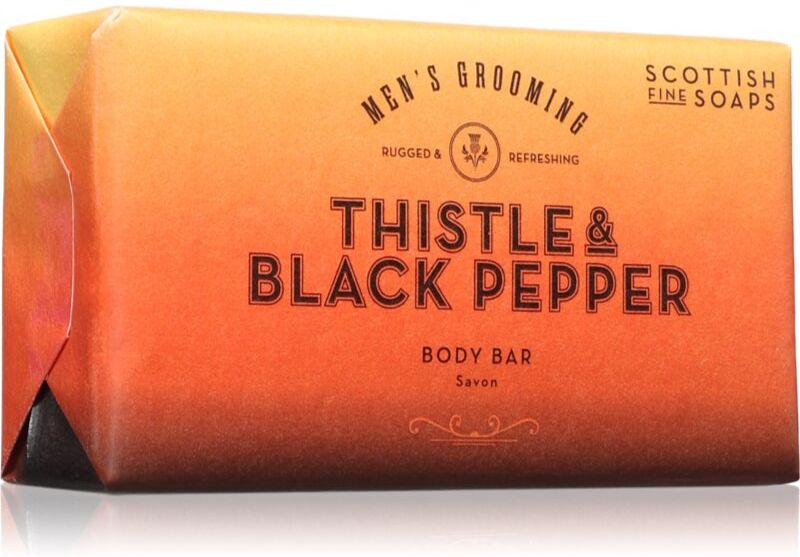 Scottish Fine Soaps Thistle & Black Pepper bar soap 220 g