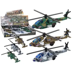 Militärhubschrauber, Militärhubschrauber, Aluminium-Mix, Sound-Lichter