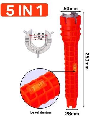 Uplift Picks 14 In 1 Faucet Sink Wrench Plumbing Repair And Installation Tool Kit 5 In 1
