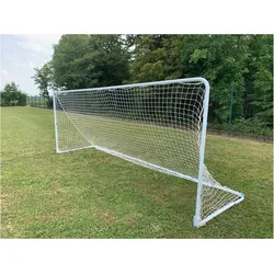 2er Set POWERSHOT Aluminium Fußballtor (4 m x 1,80 m)