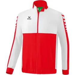 erima Six Wings Präsentationsjacke rot/weiß 128