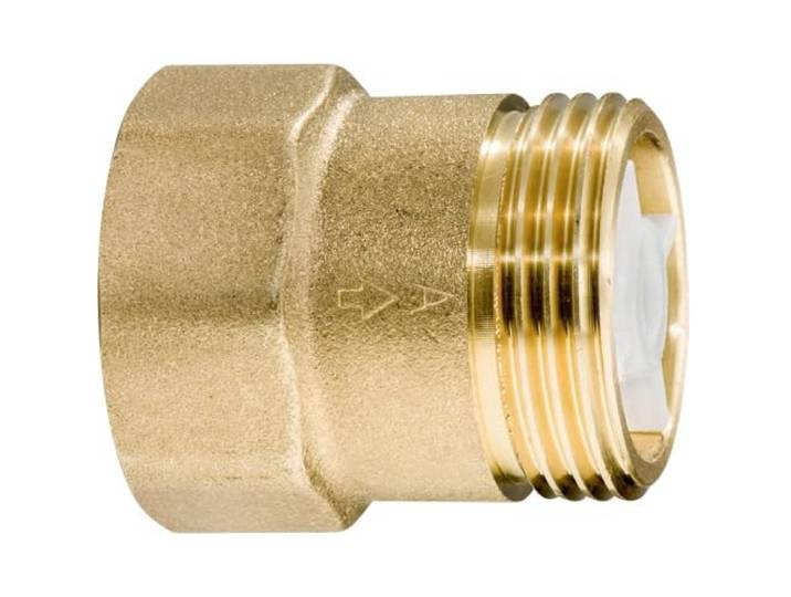 Metabo 628803000 Terugslagventiel, van messing, aansluitschroefdraad 1 inch AG x 1 inch IG, voorkomt het stationair lopen van de pomp