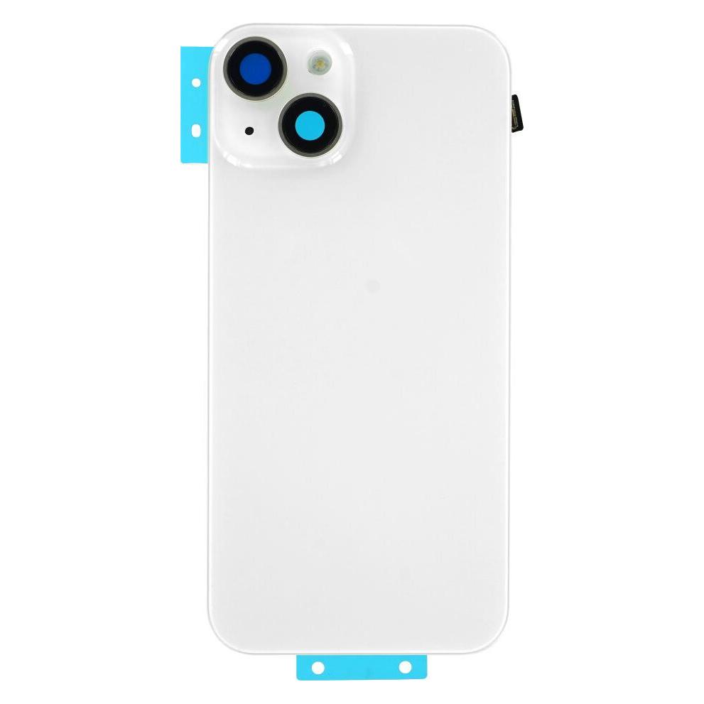 OEM Rückglas + Camera Lens + Metallplatte + MagSafe + kabelloser Ladechip + Blitzlicht für iPhone 14 Sta (Apple iPhone 14) (58837382)
