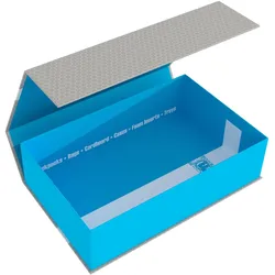 Feldherr Magnetbox blau für Astra Militarum (Karton, Schaumstoff)