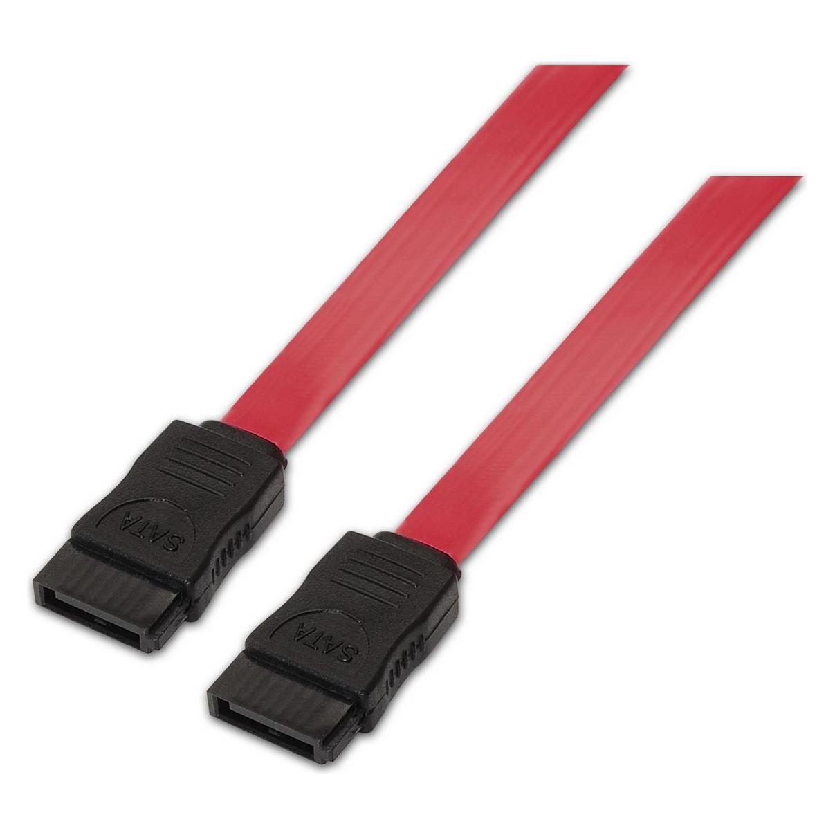 Aisens Cable Sata Iii Datos 6g Datos Rojo 0.5m (50 cm, SATA III) (A130-0153)