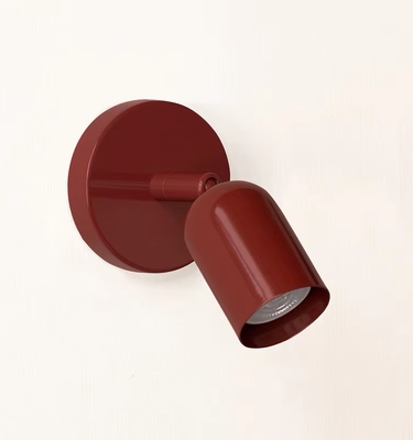 Friendly Fresh Finds Nordic Macaron Wall Sconce Minimalist Bedside Wall Lamp For Bedroom Decor red