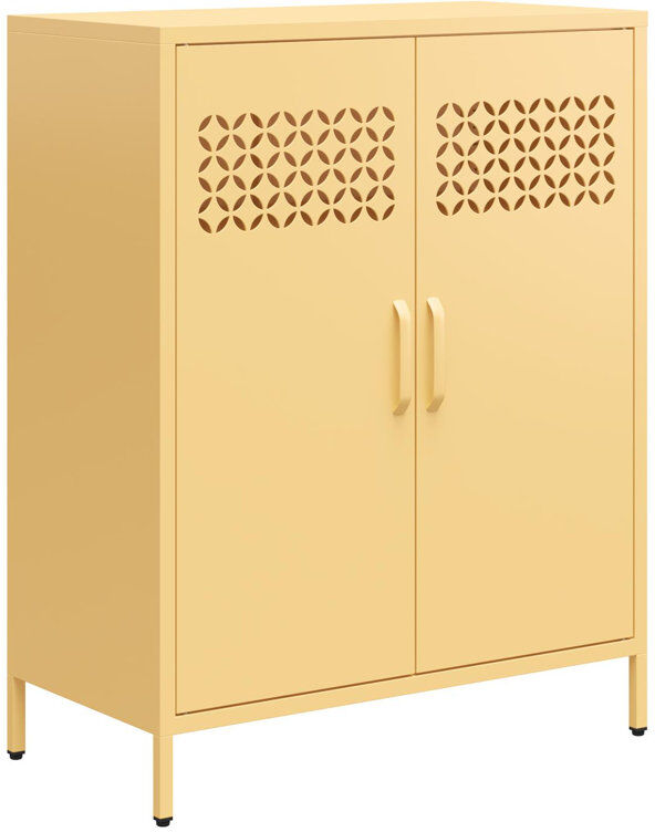 Mr. Kate 80cm Sideboard Yellow 102cm H X 80cm W X 40cm D