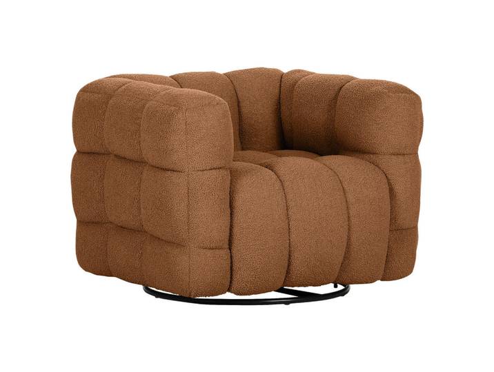 Carryhome Sessel, Rost, Metall, 97x71x87 cm, Sitzfläche 360° drehbar, Wohnzimmer, Sessel, Sonstige Sessel