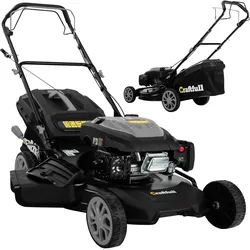 Craftfull Premium Benzin-Rasenmäher CR-224-30, 223cm3 Motor, Selbstfahrantrieb, 5,1 kW (Schwarz/Grau)