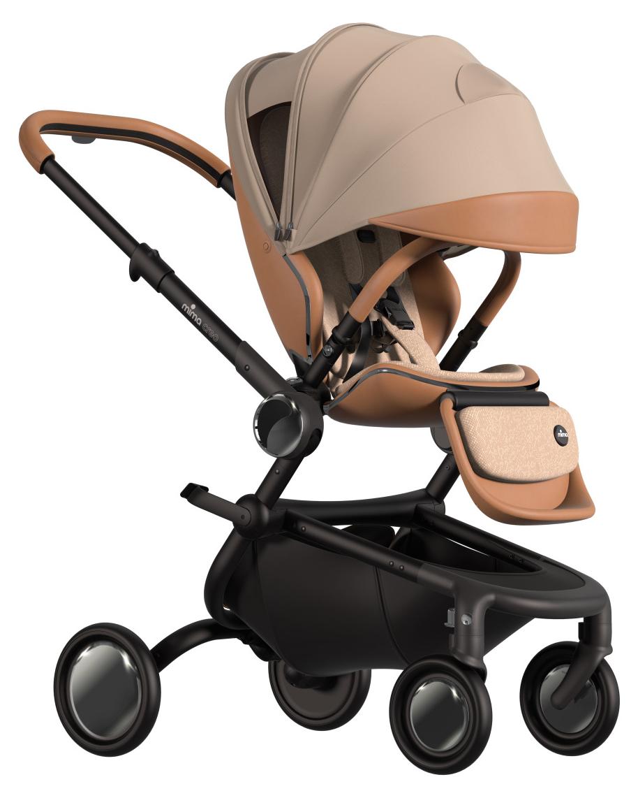 Mima Creo Sportwagen Mocha/Kaffee, kompakt faltbar, umkehrbarer Sitz, ab 6 Monaten bis 22 kg
