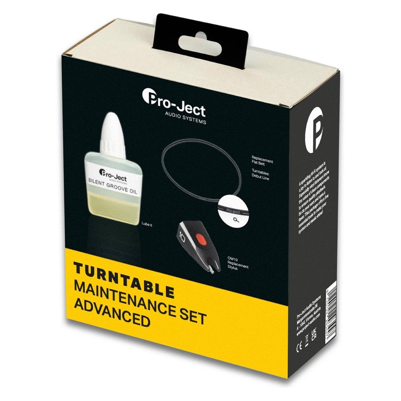 Pro-Ject MAINTENANCE SET ADVANCED (Lube It, Drive Belt, OM10 Stylus) (10+ SETS) (MAINTENANCE-SET-ADVANCED)