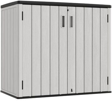 / 37 Cu.Ft. Outdoor Horizontal Storage Shed for Lawn Mower, Patio Furniture, Pool Supplies and Outdoor Equipment