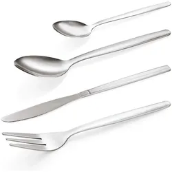 192 tlg. Besteckset Gastro NP80 ECO, Chromstahl 18/0 je 48 Teile