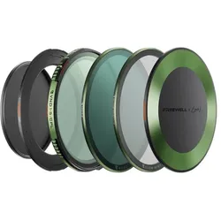 Freewell Variables ND/CPL-Filter-Set Brandon Li 72 mm (72 mm, ND Filter, Polarisationsfilter), Objektivfilter, Schwarz, Transparent, Grau