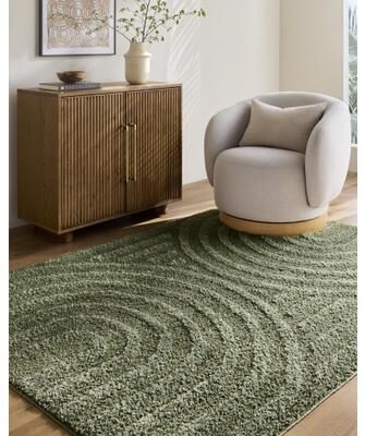 Livabliss Rodos Mod Neutral Rainbow Plush Area Rug