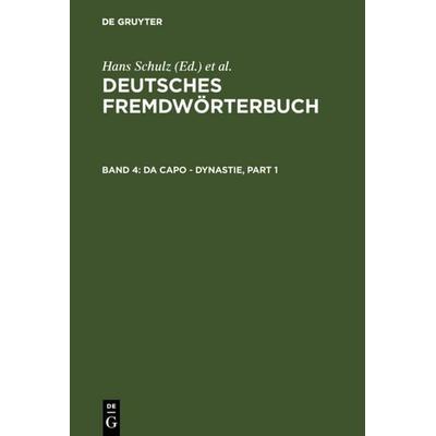 da capo - Dynastie, Gebundene Ausgabe von , De Gruyter, 978-3-11-016235-6
