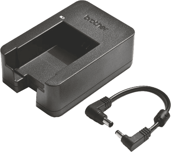 Battery charging unit for RJ-printers