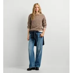 Pepe Jeans für Damen. PL7000231 Braunes Ashley Crew Sweatshirt (M), Lässig, Klassisch, Acryl