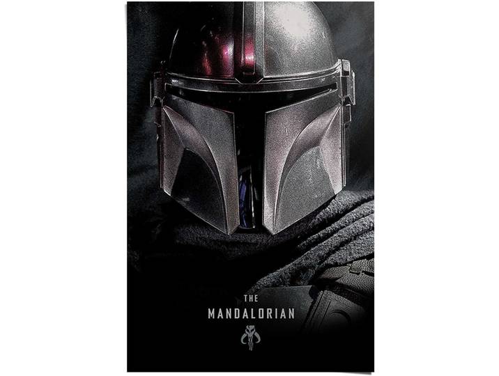 Poster REINDERS Poster The Mandalorian Star Wars - Dark Side - Serie - Baby Yoda , schwarz (farbe bild(er): schwarz), B:61cm H:91,5cm, Papier, Bilder, Poster