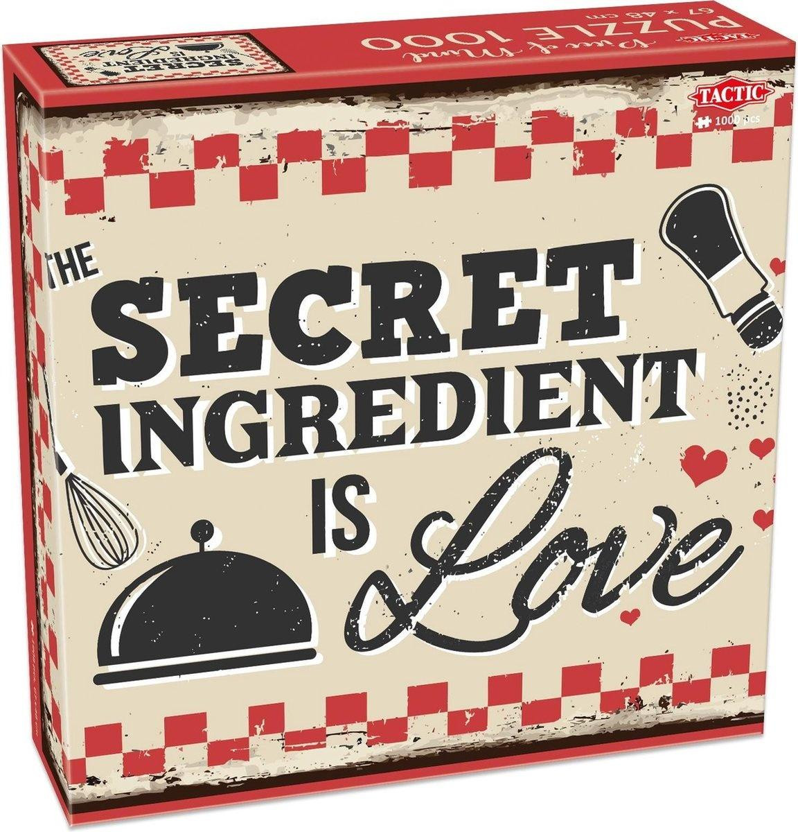 Tactic Puzzel The Secret Ingredient Is Love – 1000 stukjes