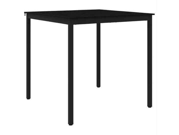 GPUTYGHN Stehtisch Holzwerkstoff Quadratisch Metallbeine Für Küche und Esszimmer, modernes Design, klare Linien, pflegeleicht