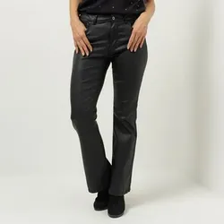 DINE 'N' DANCE Hose lange Form Leder-Optik Bootcut